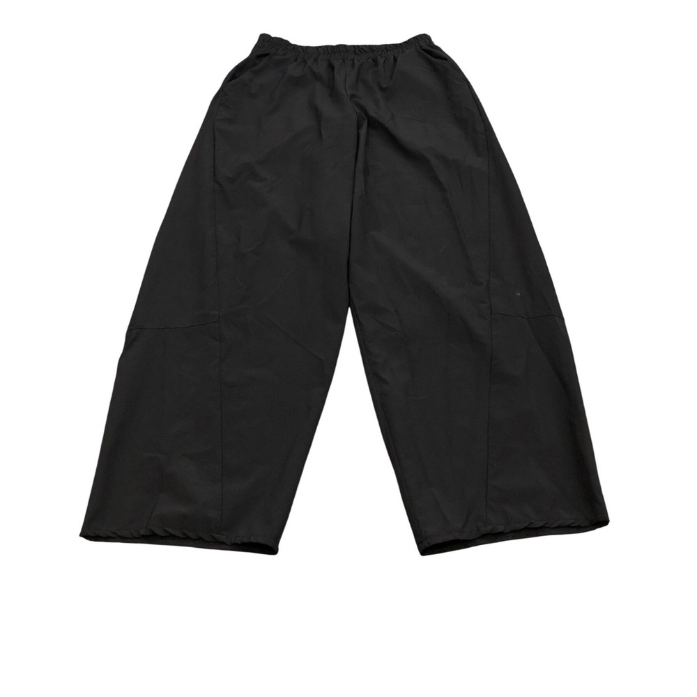 Luukaa Wide Leg Pants Womens US 10 Grey Black Lagenlook Avant Garde LUKA8K0201
